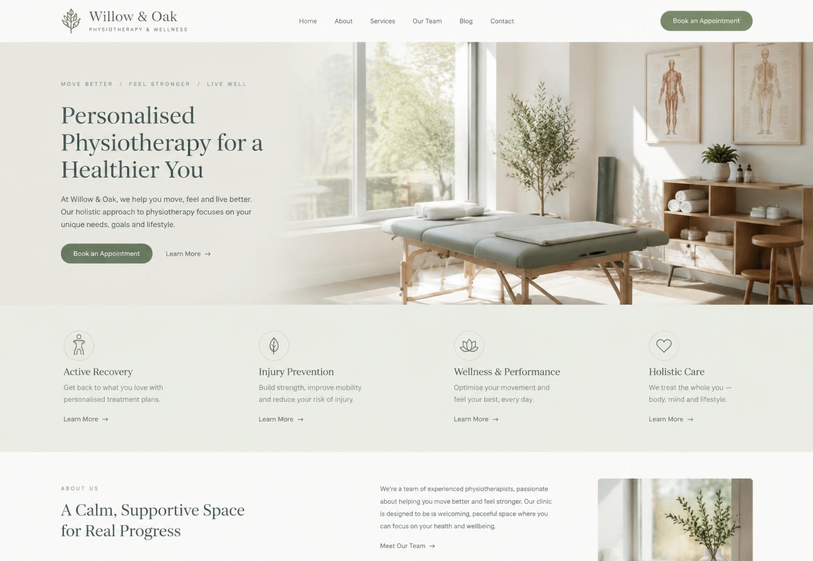 Konceptdesign for Willow & Oak